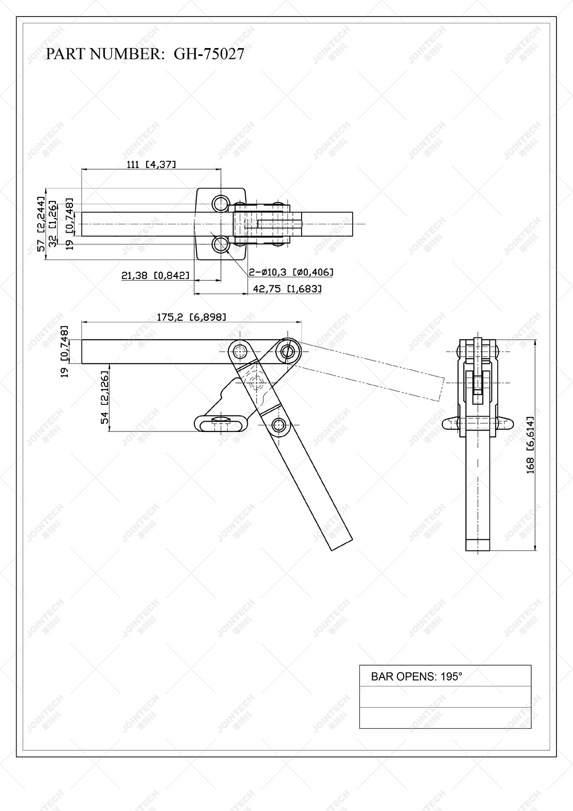 Heavy Duty Weldable Toggle Clamp Heavy Duty Weldable Toggle Clamp