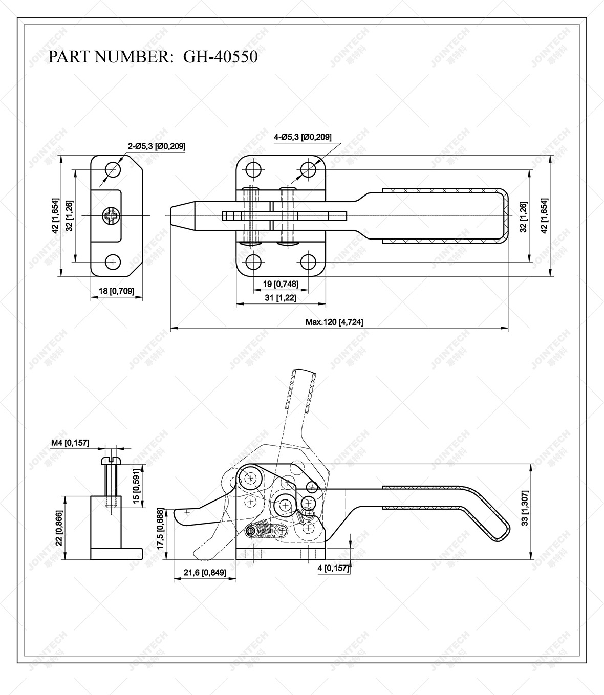Latch Action Toggle Clamp Latch Action Toggle Clamp