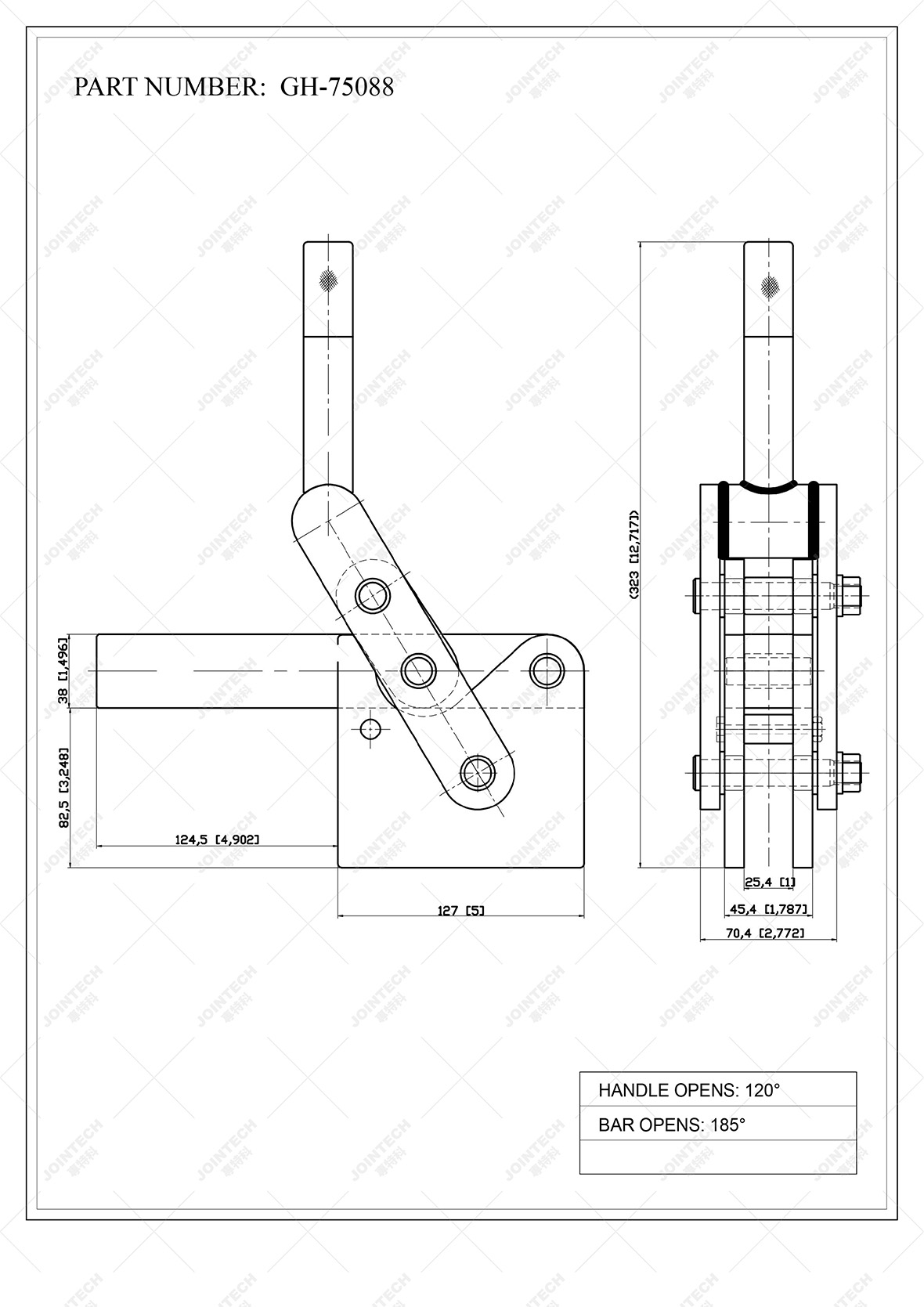 Heavy Duty Weldable Toggle Clamp Heavy Duty Weldable Toggle Clamp