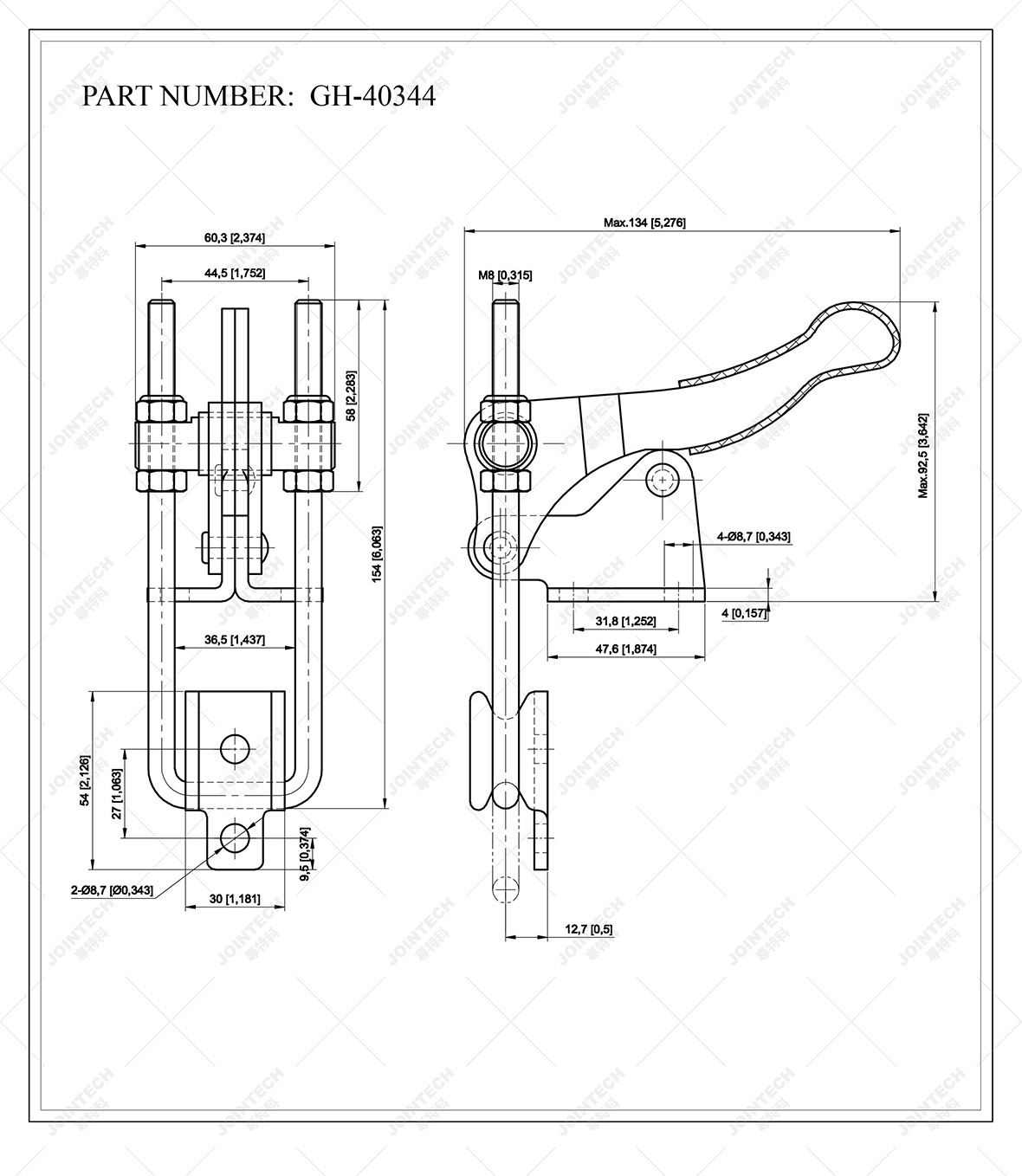 Latch Action Toggle Clamp Latch Action Toggle Clamp