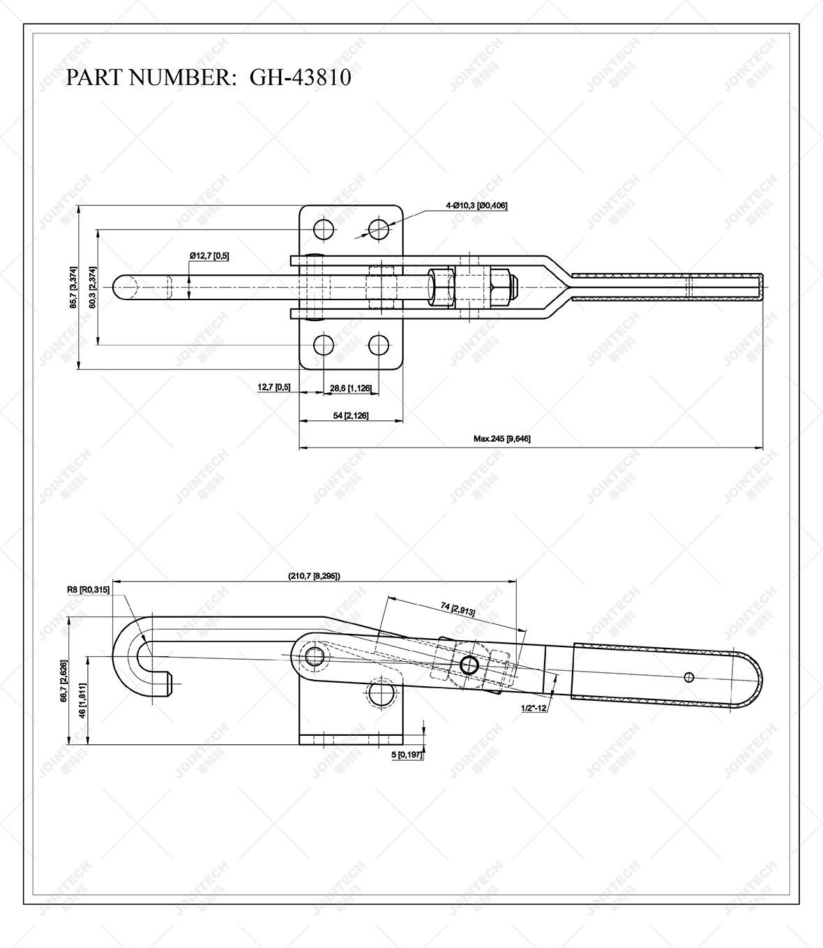 Latch Action Toggle Clamp Latch Action Toggle Clamp