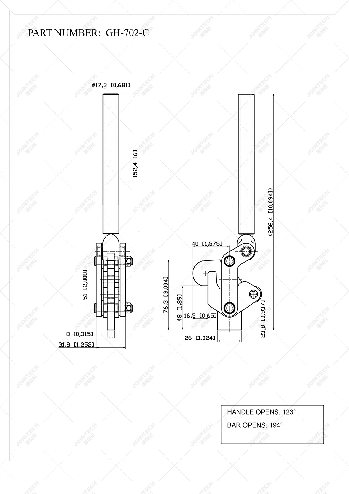 Heavy Duty Weldable Toggle Clamp Heavy Duty Weldable Toggle Clamp