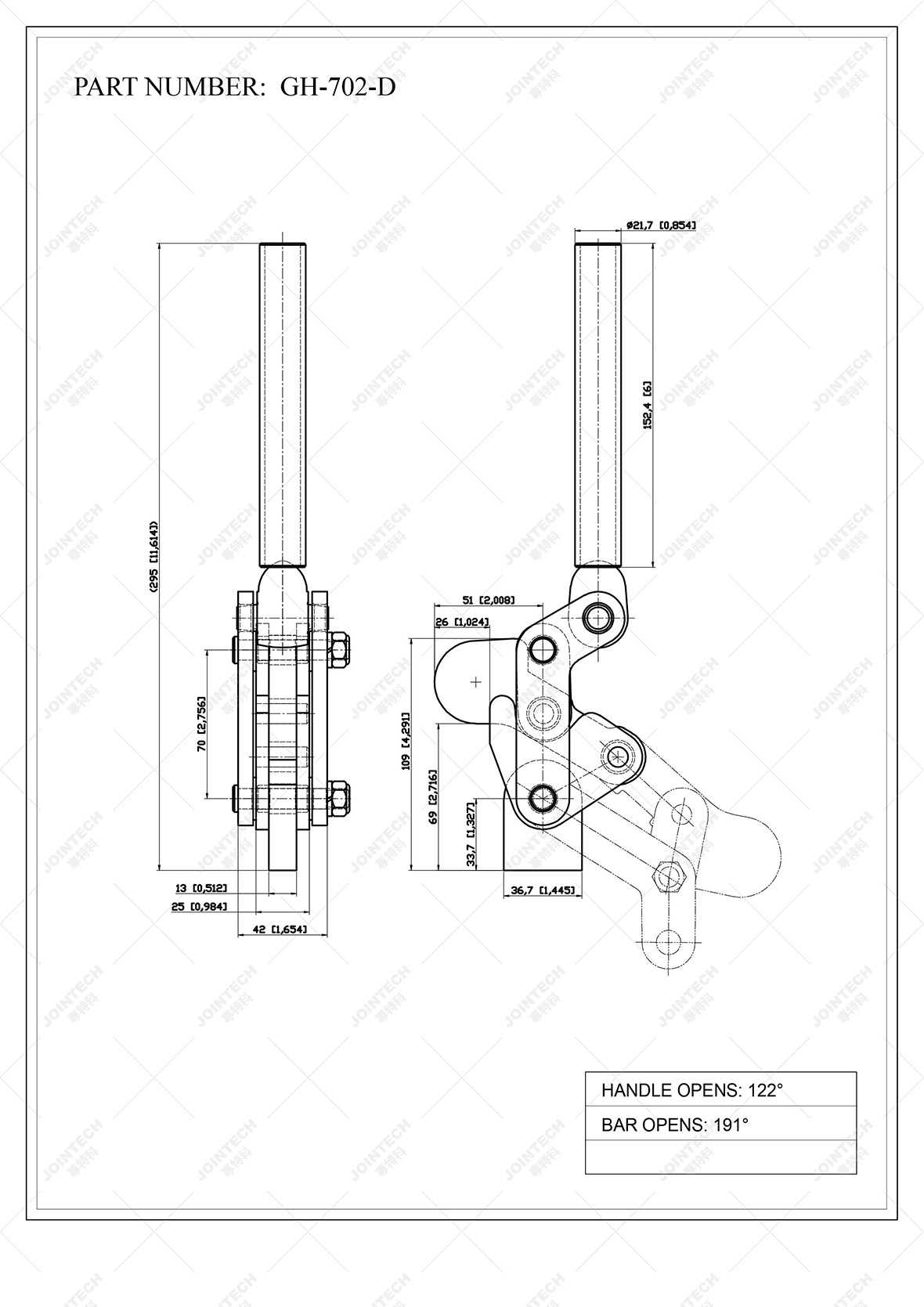 Heavy Duty Weldable Toggle Clamp Heavy Duty Weldable Toggle Clamp