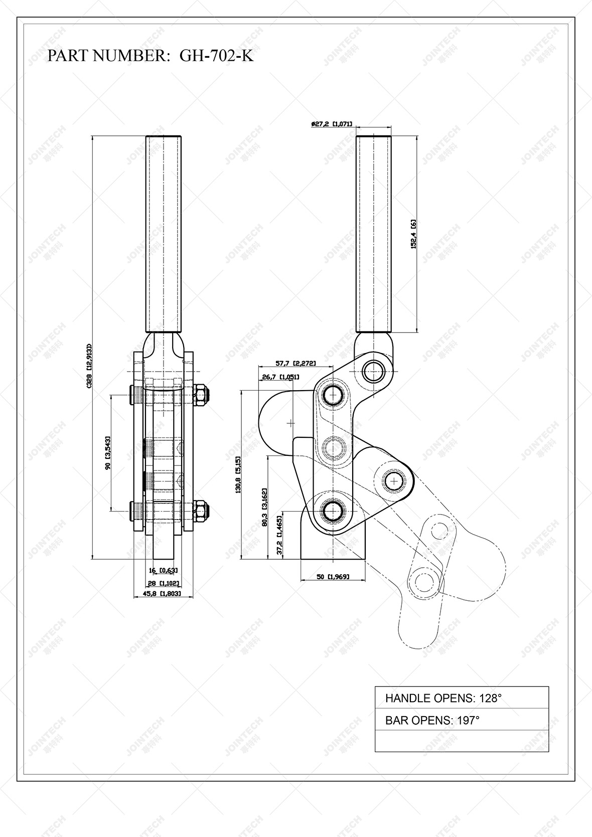 Heavy Duty Weldable Toggle Clamp Heavy Duty Weldable Toggle Clamp