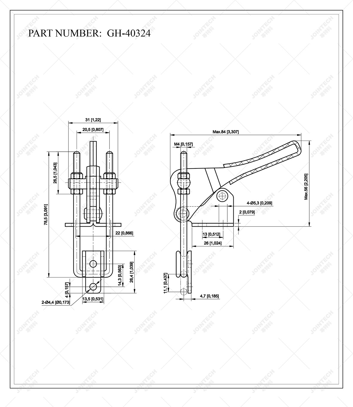 Latch Action Toggle Clamp Latch Action Toggle Clamp