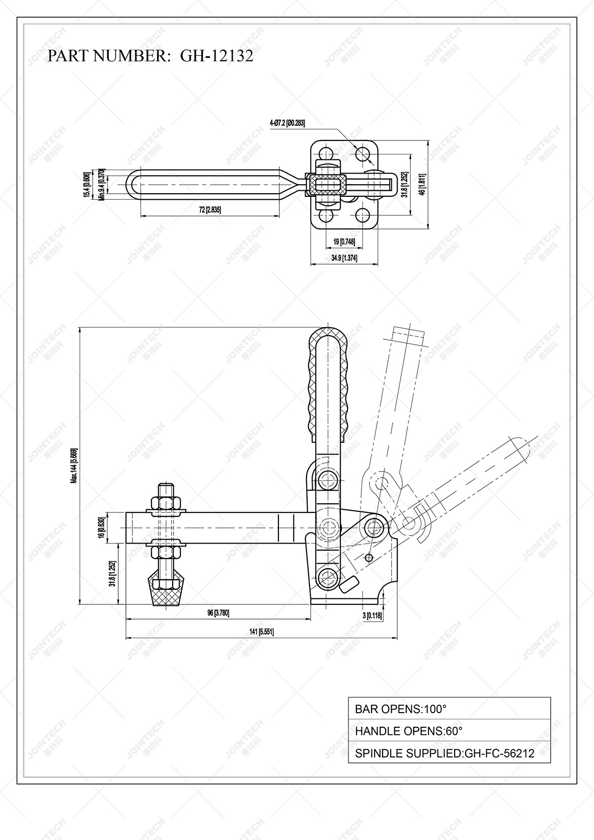 Vertical Toggle Clamp
