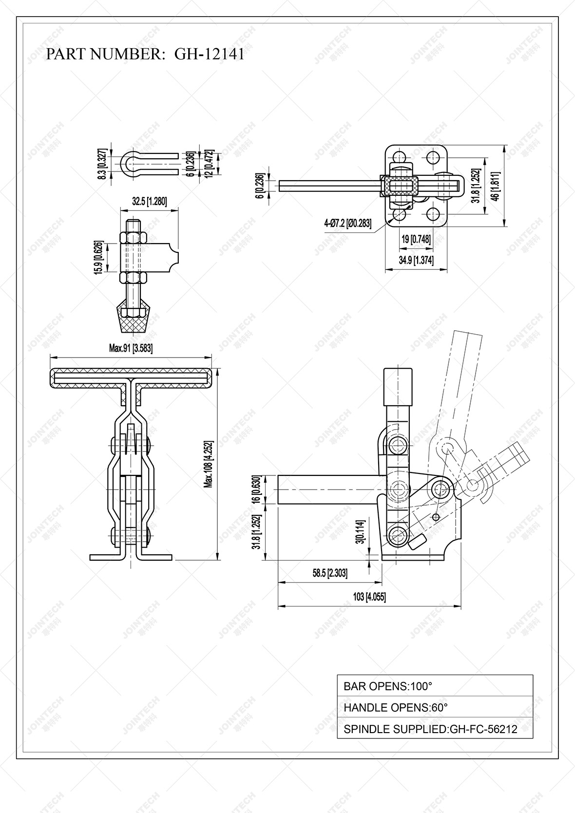 Vertical Toggle Clamp