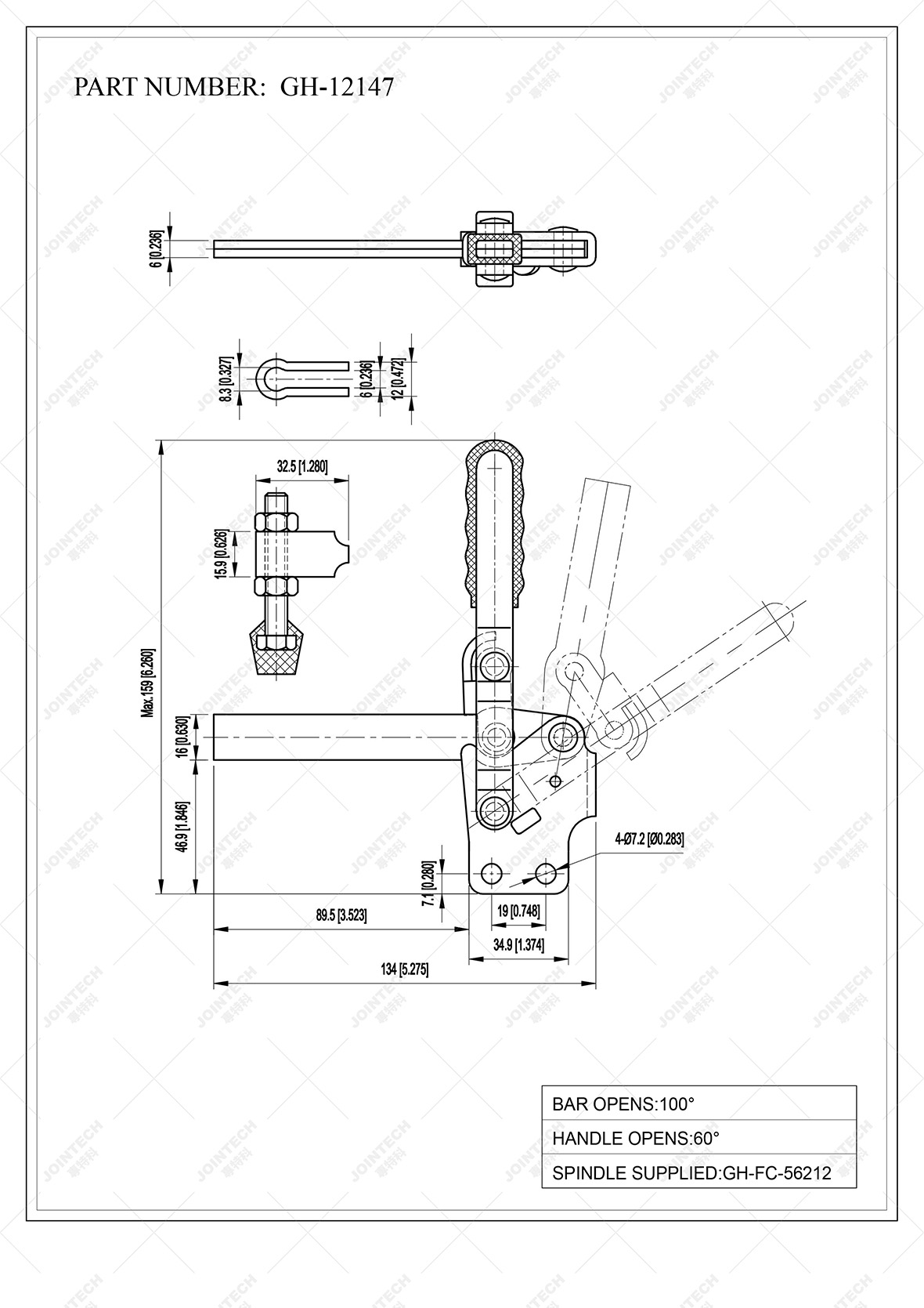 Vertical Toggle Clamp