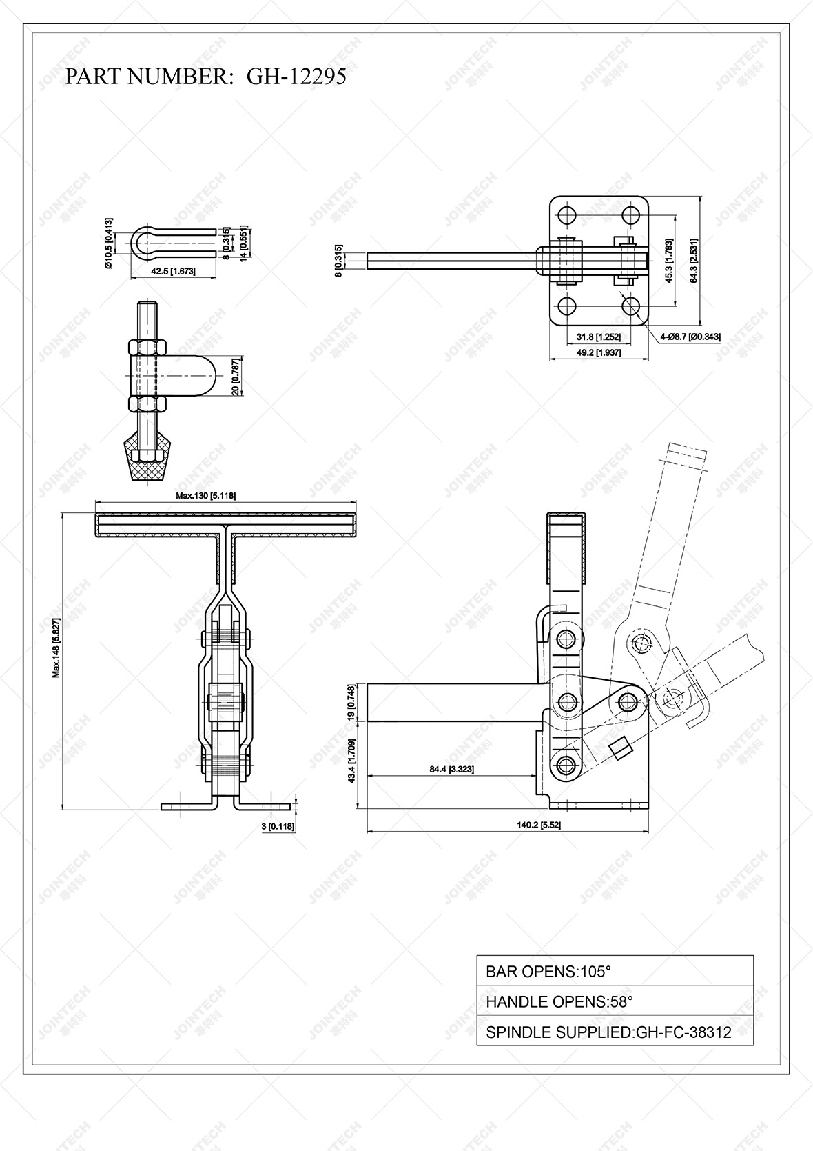 Vertical Toggle Clamp