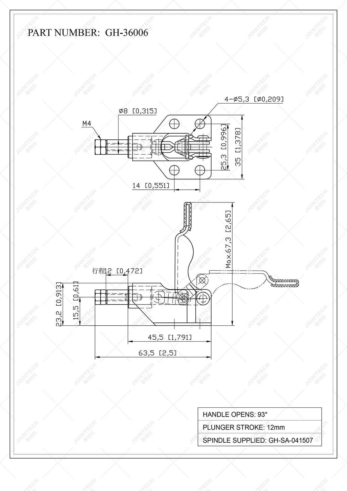 Push Pull Toggle Clamp