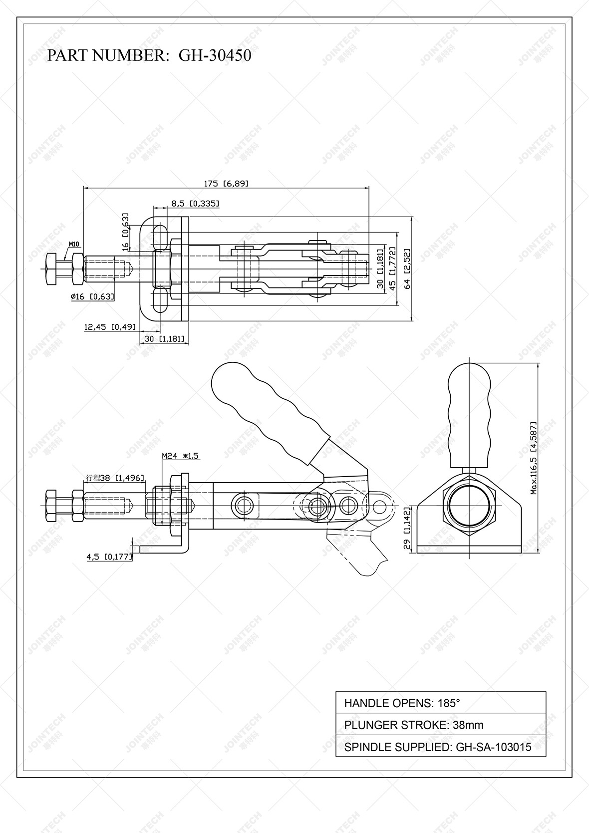 Push Pull Toggle Clamp