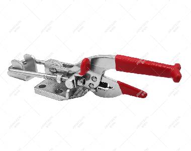 What is the trick to latch action toggle clamps?