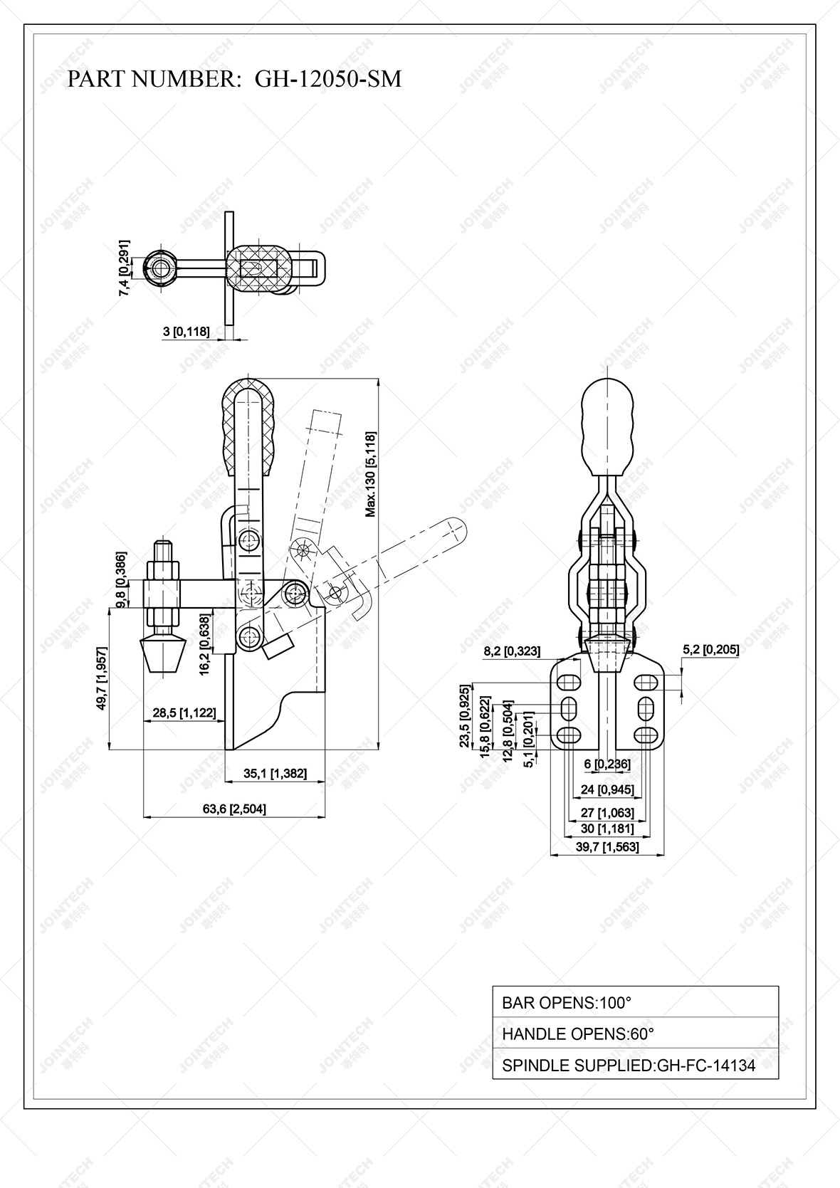 Vertical Toggle Clamp