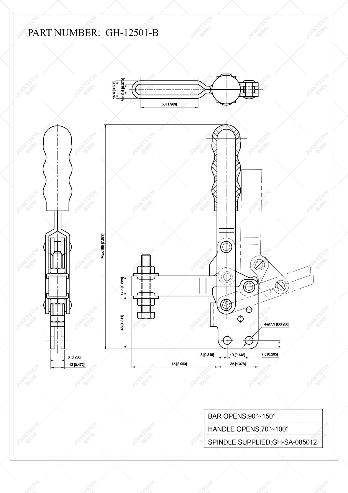 Vertical Toggle Clamp