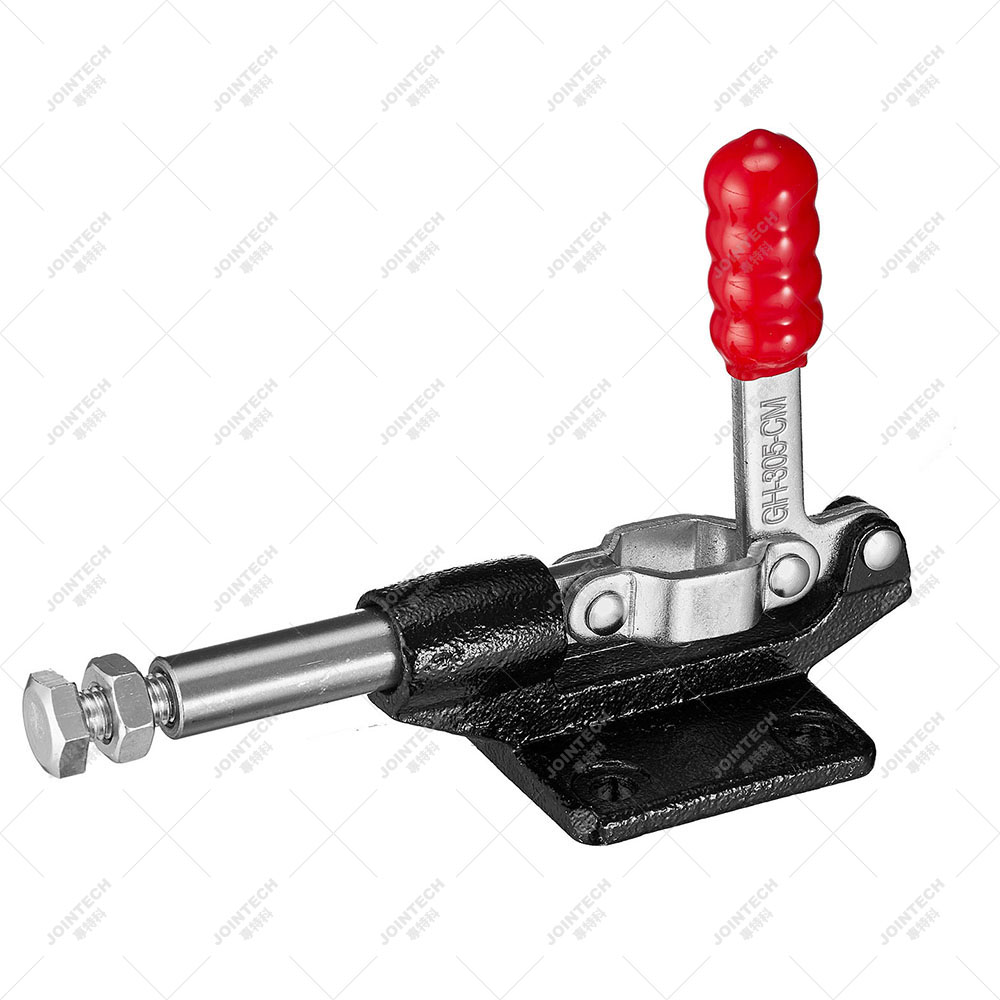 What are the features of the push pull toggle clamps?