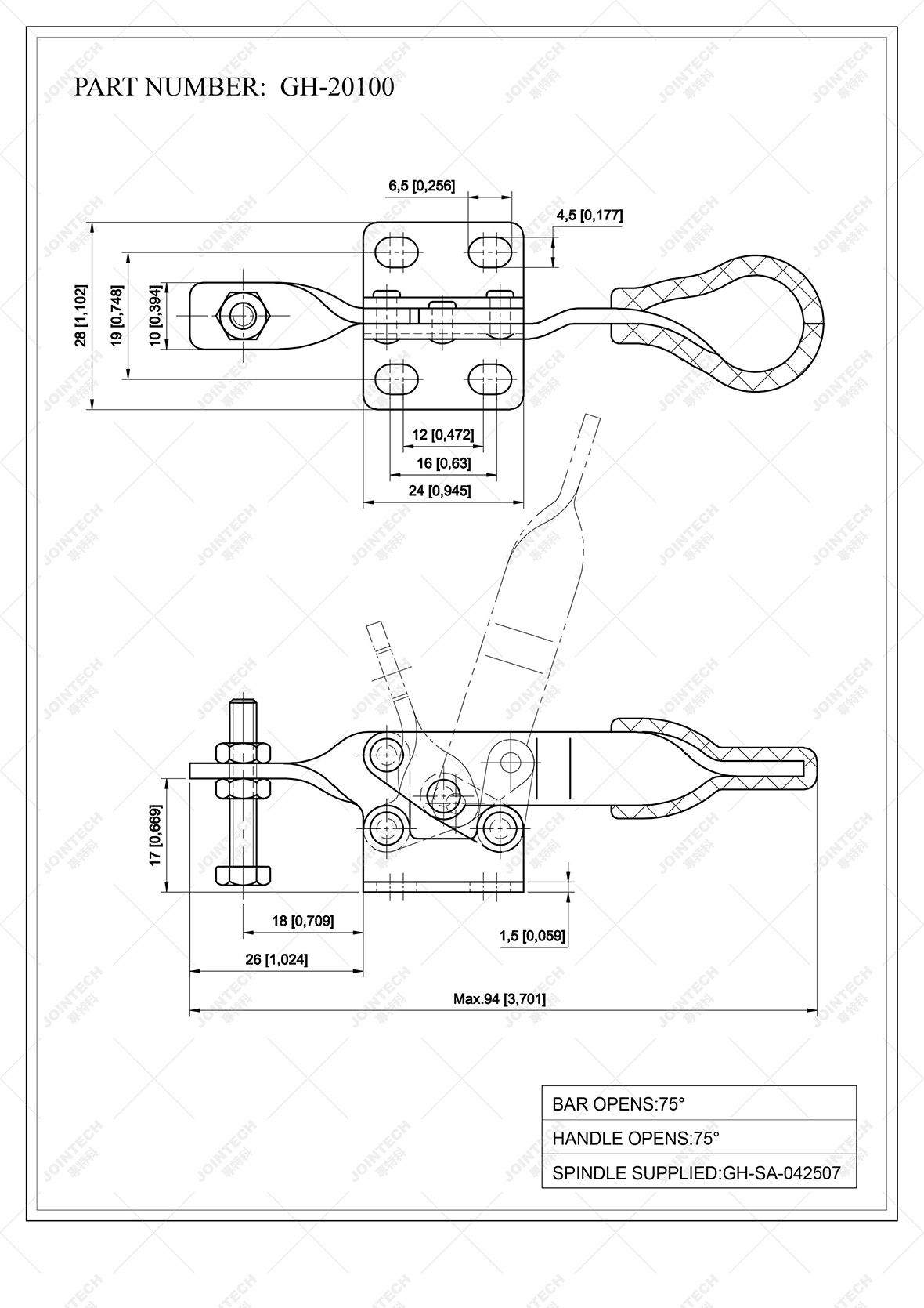 Stainless Steel Horizontal Toggle Clamp Use On Toy Industry Buy