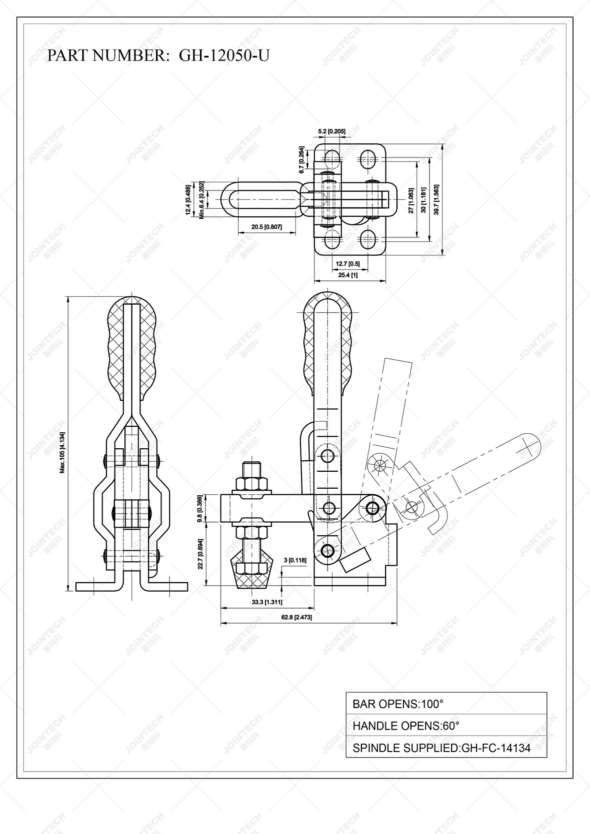 Vertical Toggle Clamp
