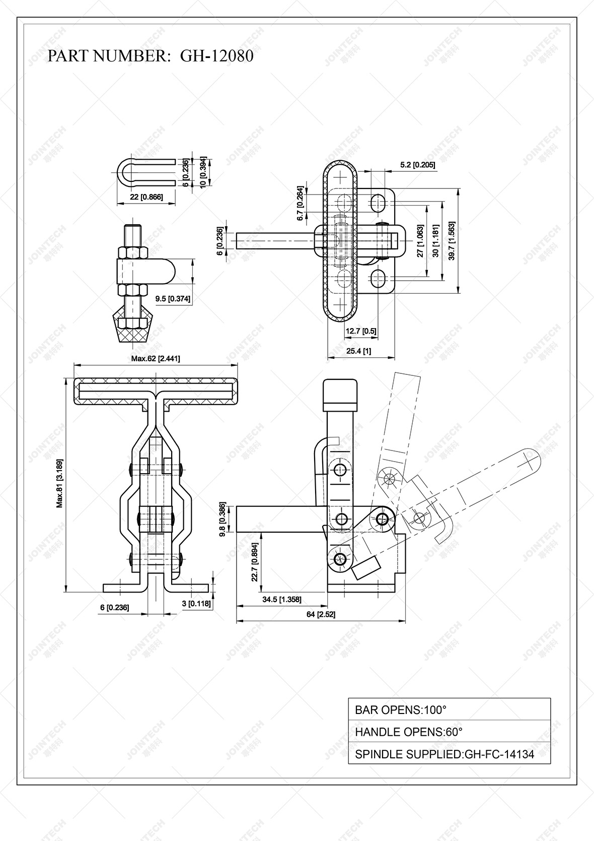 Vertical Toggle Clamp
