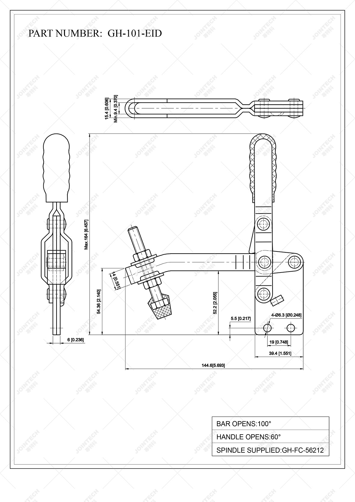 Vertical Toggle Clamp