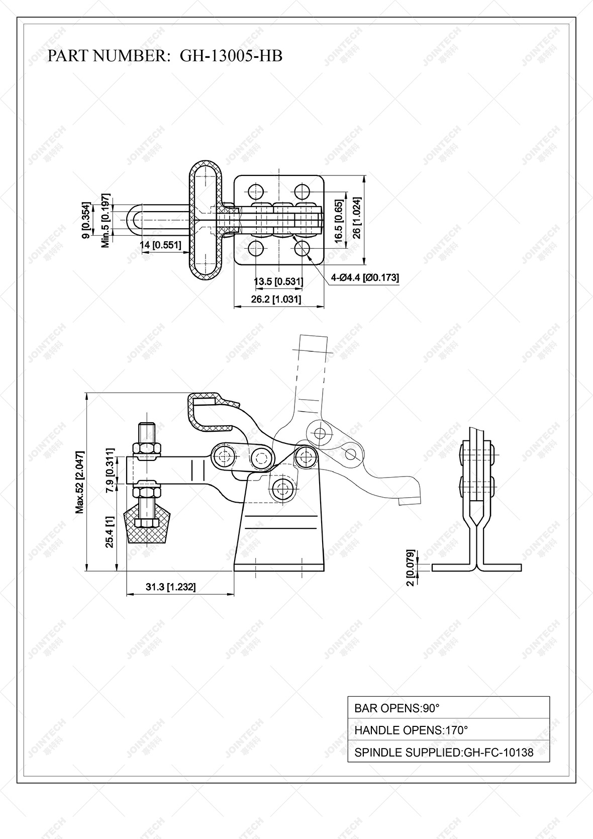 Vertical Toggle Clamp