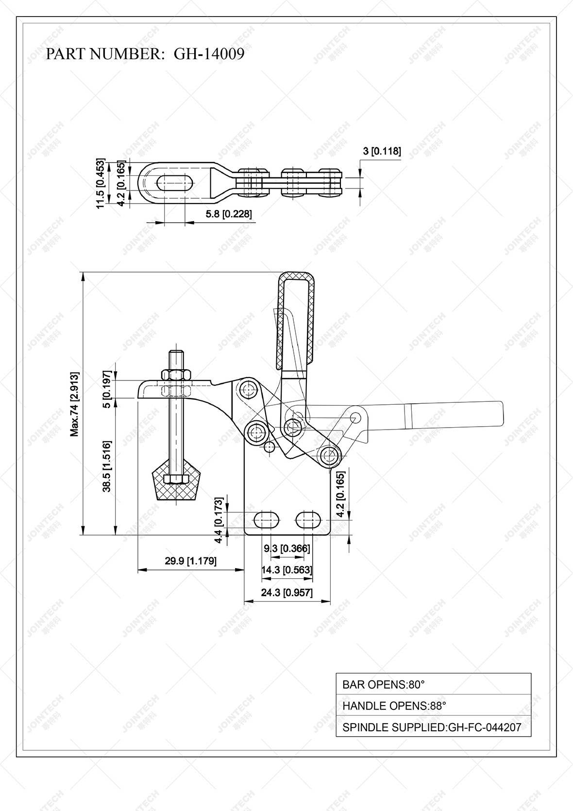 Vertical Toggle Clamp