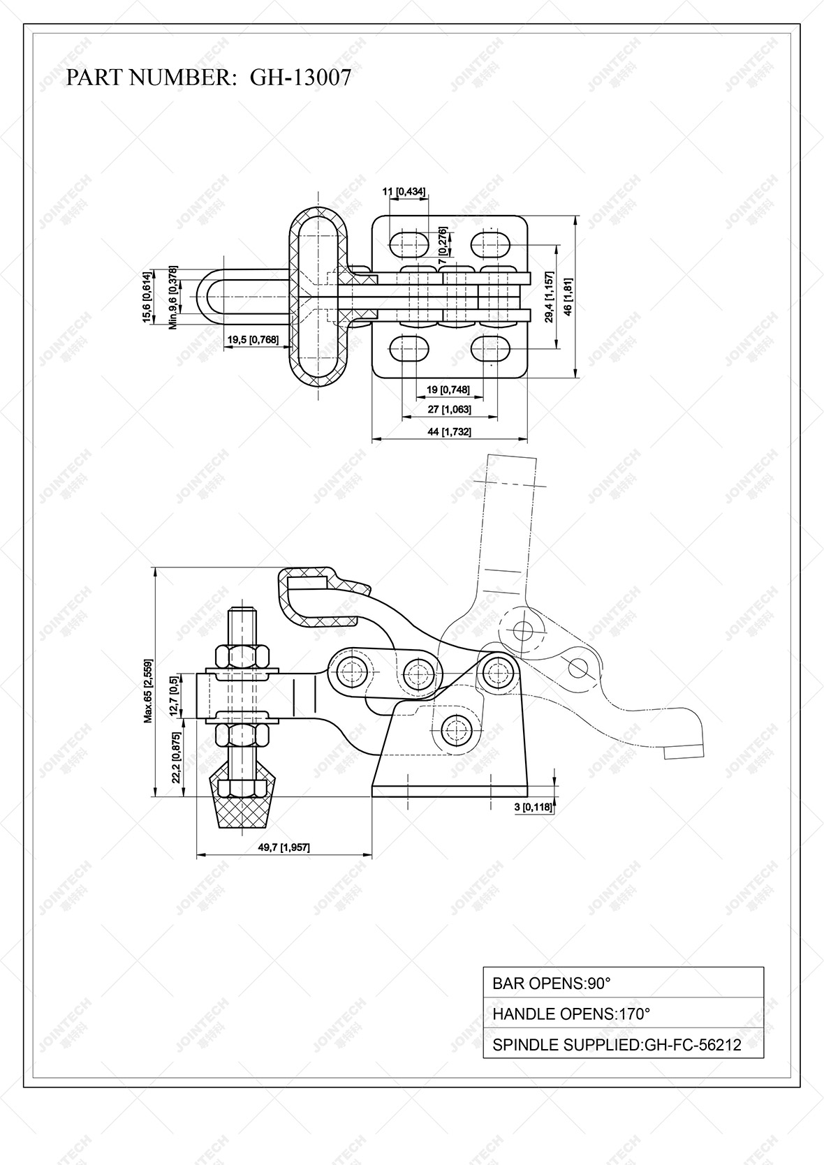 Vertical Toggle Clamp