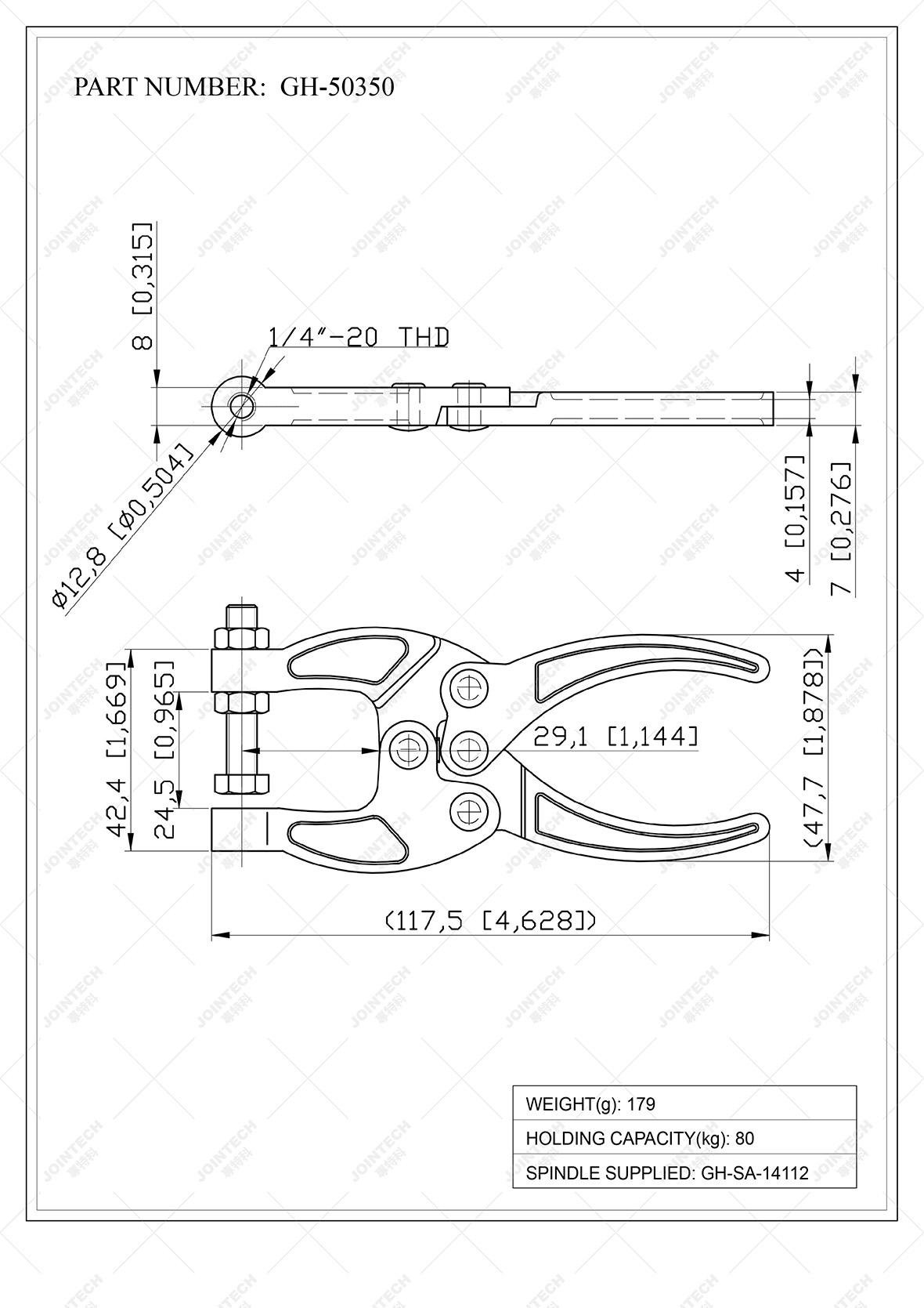 Squeeze Action Toggle Pliers