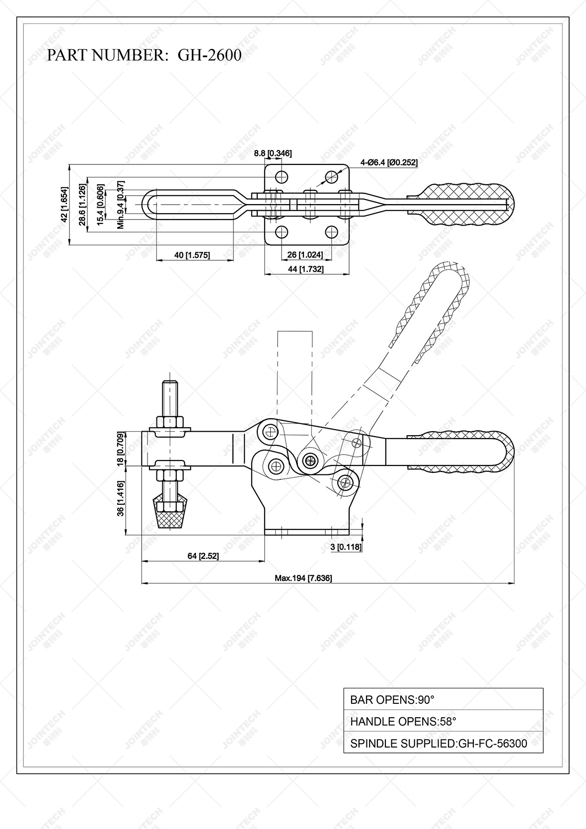 Destaco Steel Horizontal Toggle Clamp Use On Boring Machine Buy
