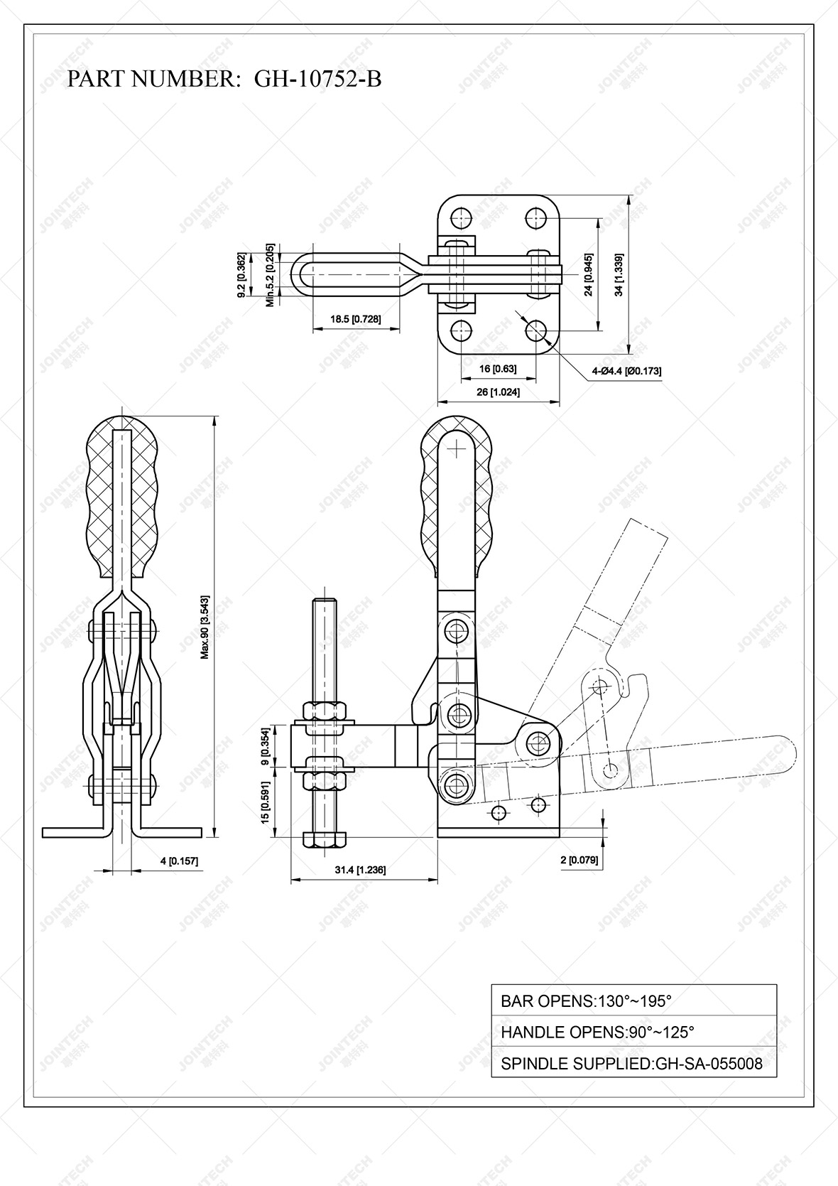Vertical Toggle Clamp