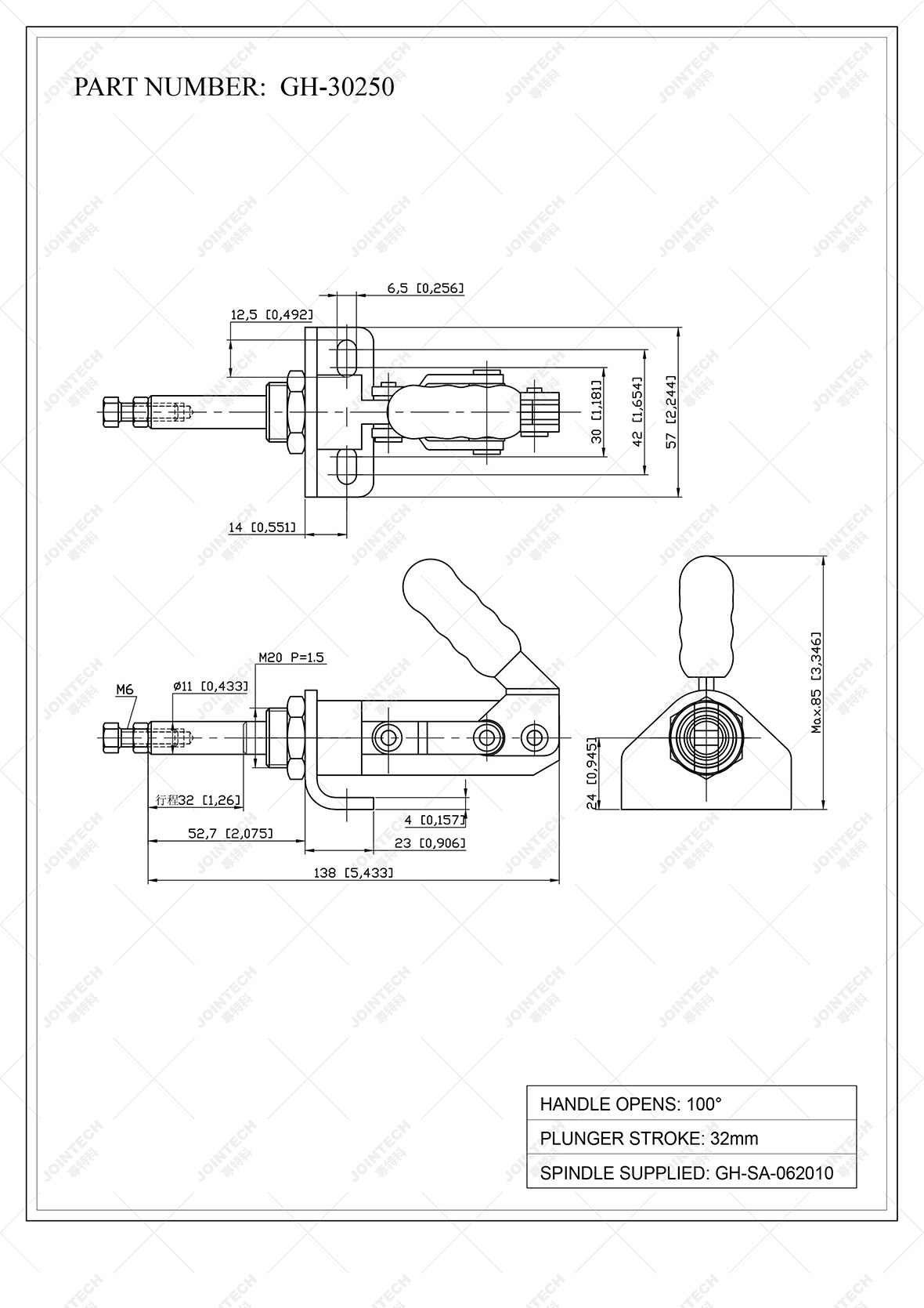 Straight Line Action Toggle Clamp