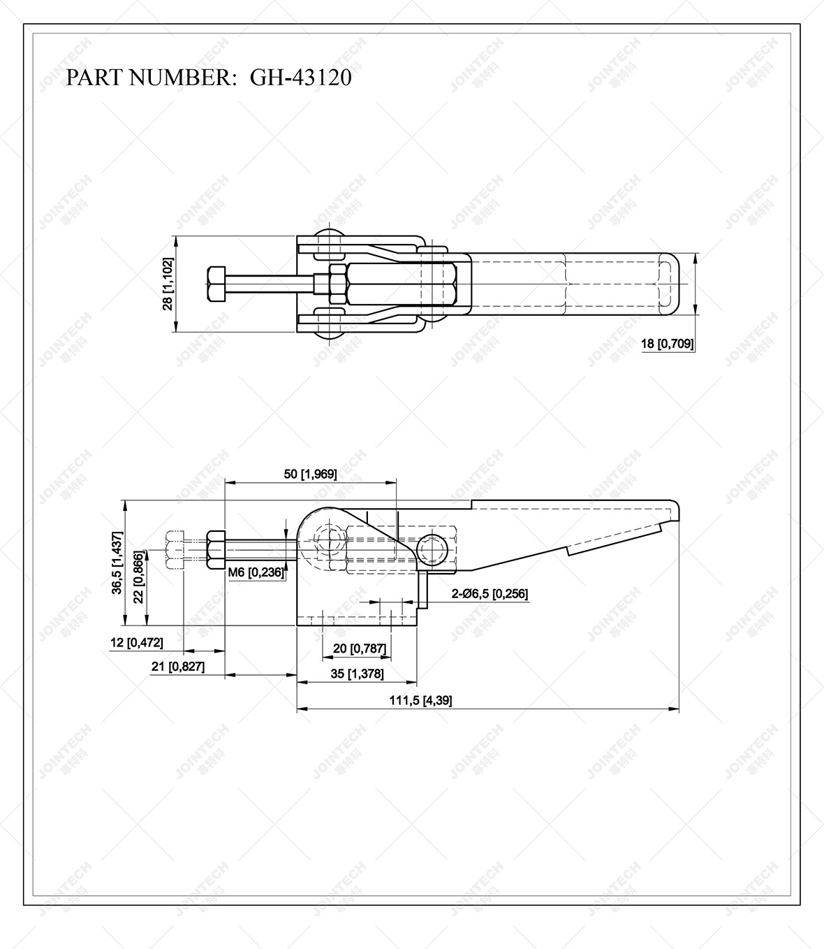Latch Action Toggle Clamp