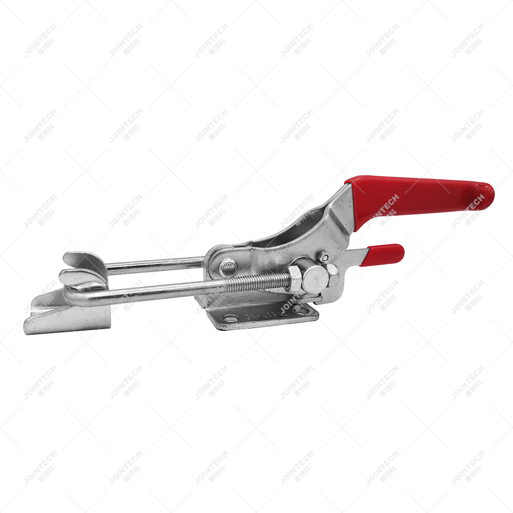 What are the advantages of latch action toggle clamps?