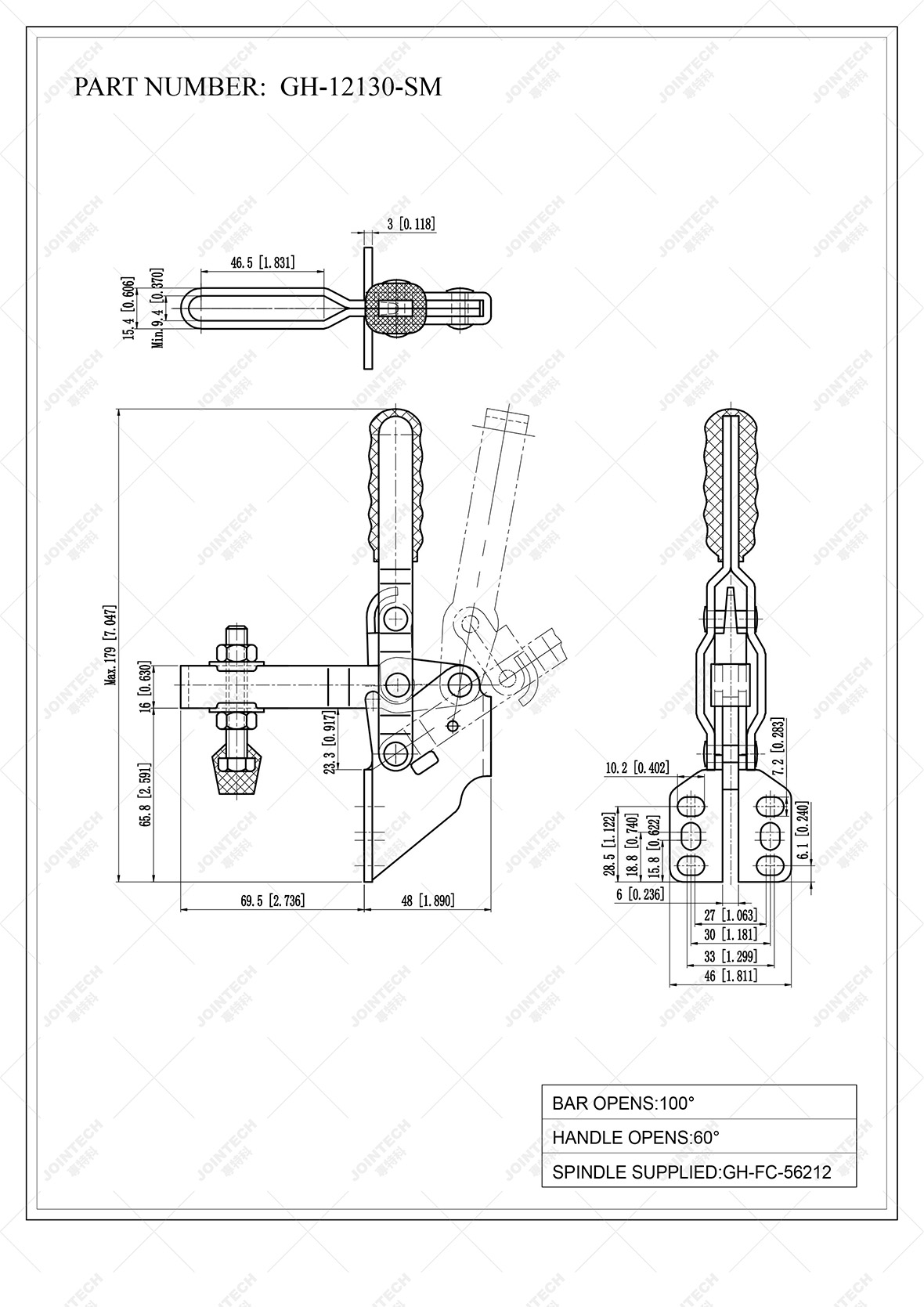 Vertical Toggle Clamp