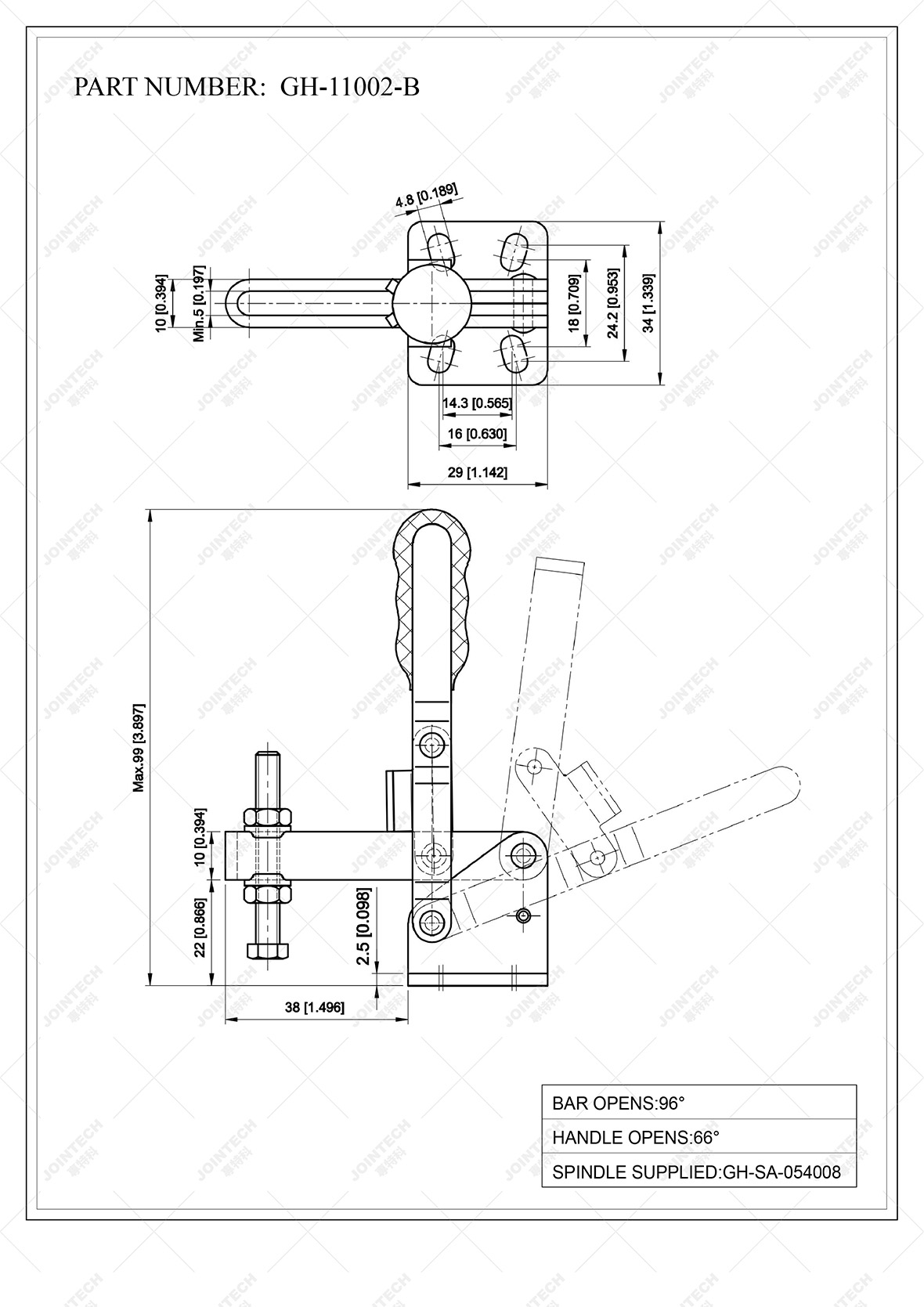 Vertical Toggle Clamp