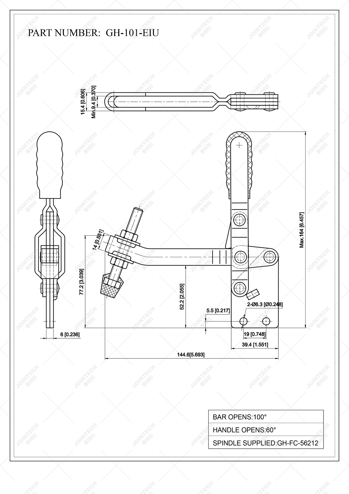 Vertical Toggle Clamp