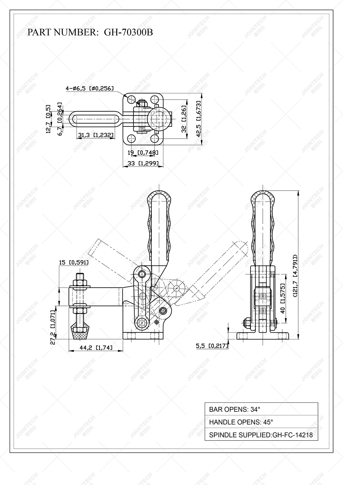 Sturdy Heavy Duty Toggle Clamp Use On Woodworking Application Buy