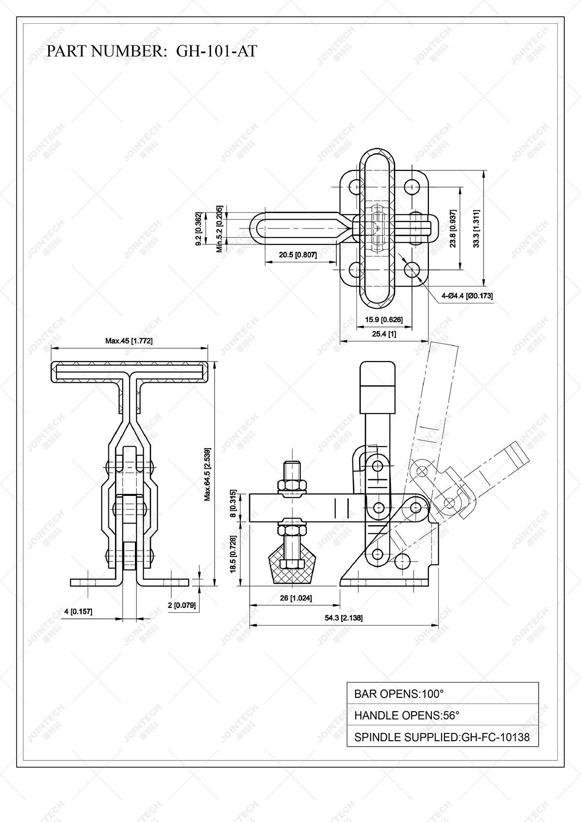 Straight Base Thandle Quick Release Vertical Toggle Clamp Buy