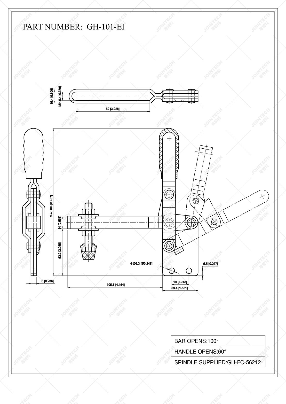 Steel Hold Down Vertical Toggle Clamp Use On Assembly Fixture Buy