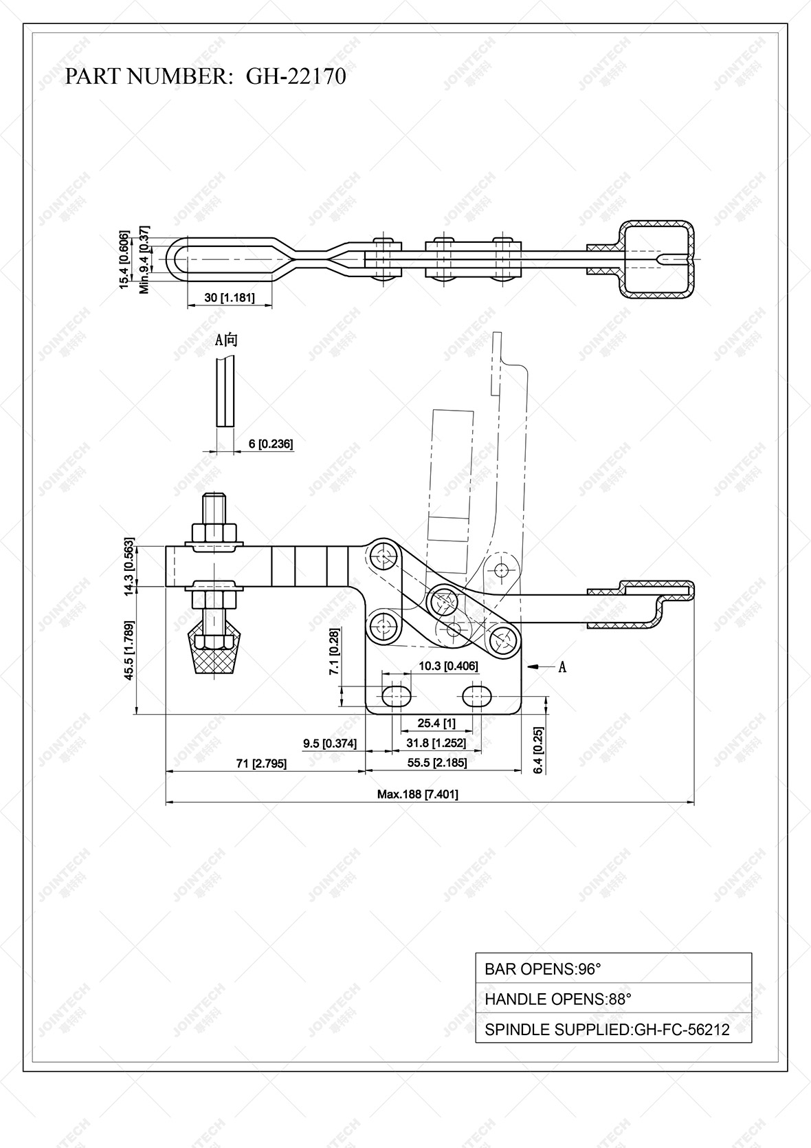 Horizontal Toggle Clamp