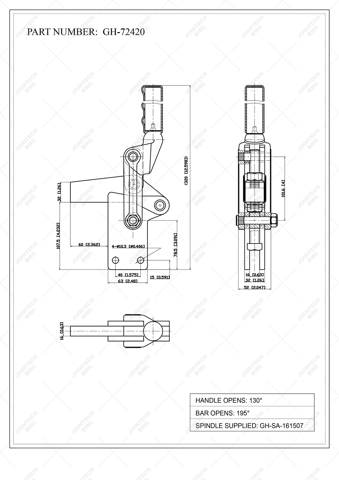 Heavy Duty Toggle Clamp Use On Welding Jigs Buy Destaco Heavy Duty
