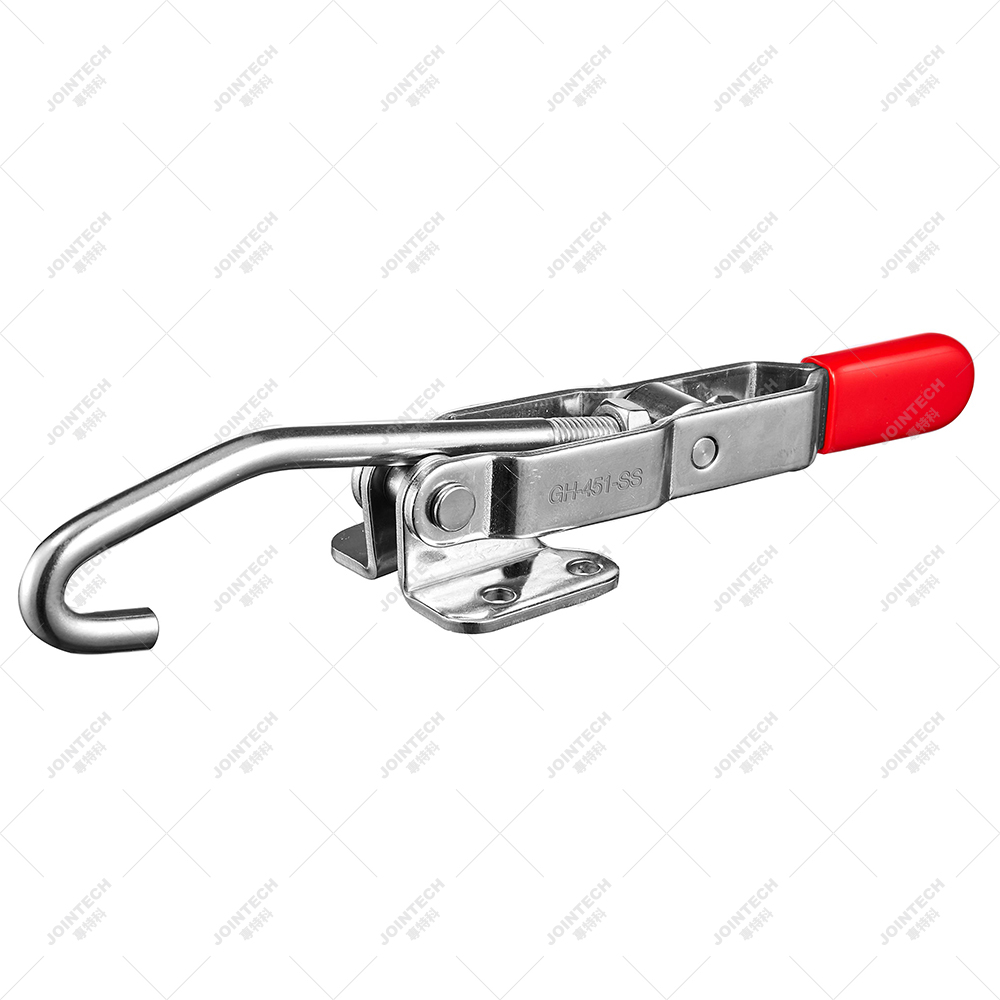 SUS304 J-hook Quick Release Hold Down Latch Action Toggle Clamp