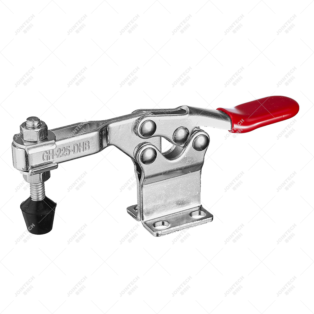 What are the advantages of a horizontal toggle clamp?