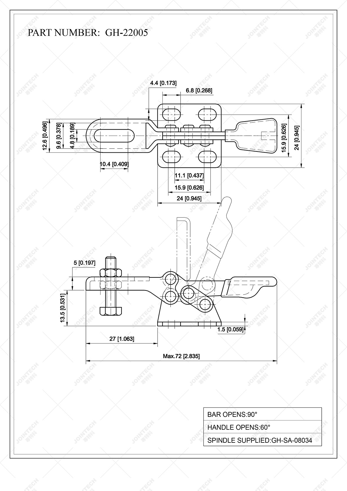 Stainless Steel Horizontal Toggle Clamp Use For Screen Printing Buy