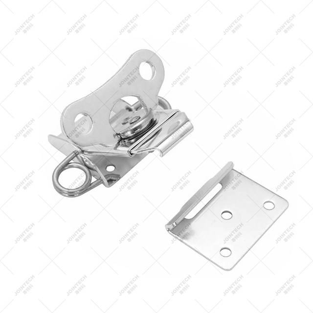 Stainless Steel Spring Loaded Twist Latch With Keeper