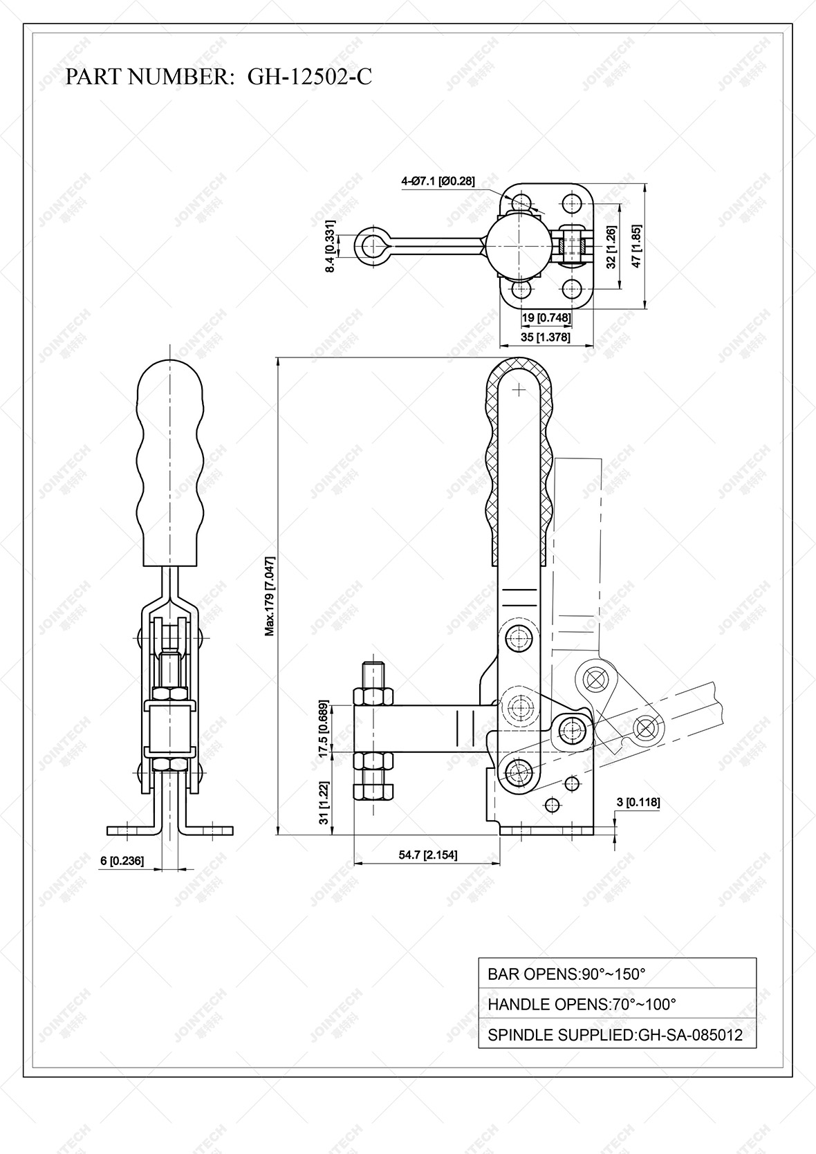 Vertical Toggle Clamp