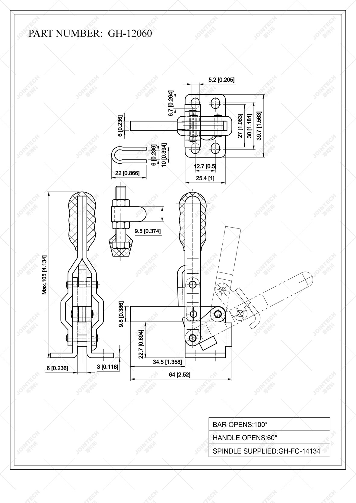 Vertical Toggle Clamp