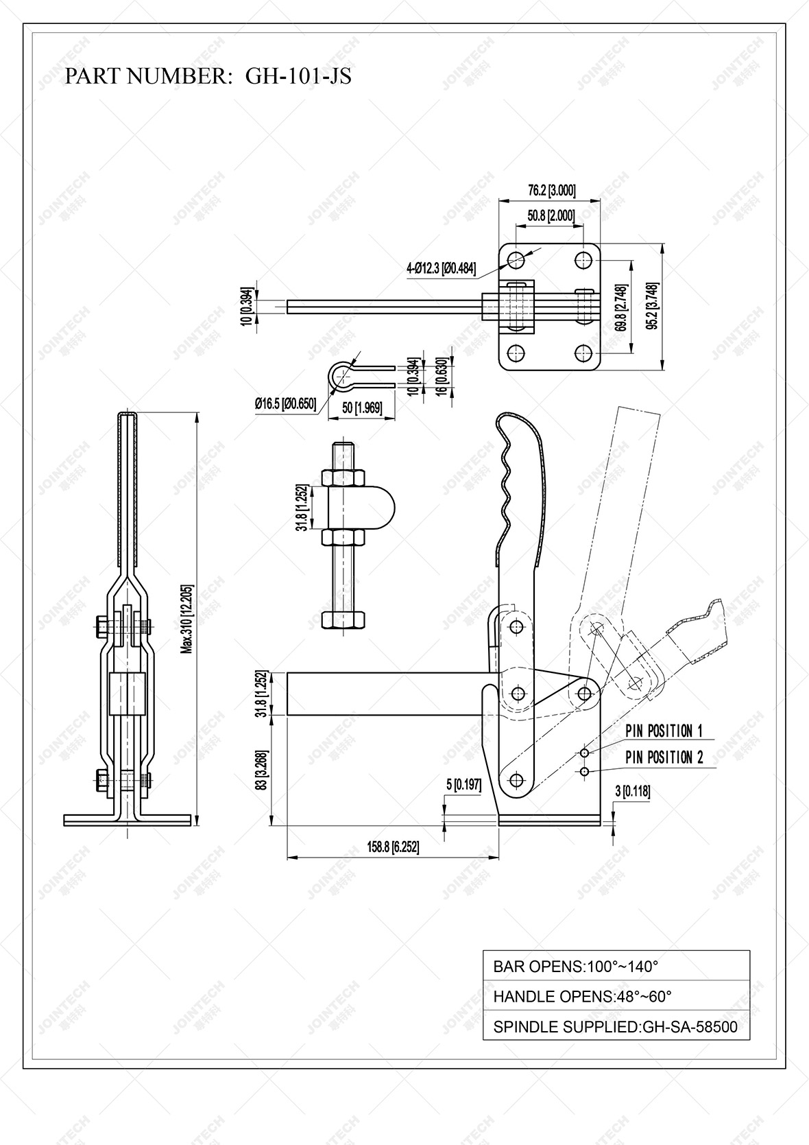 Heavy Duty Toggle Clamp
