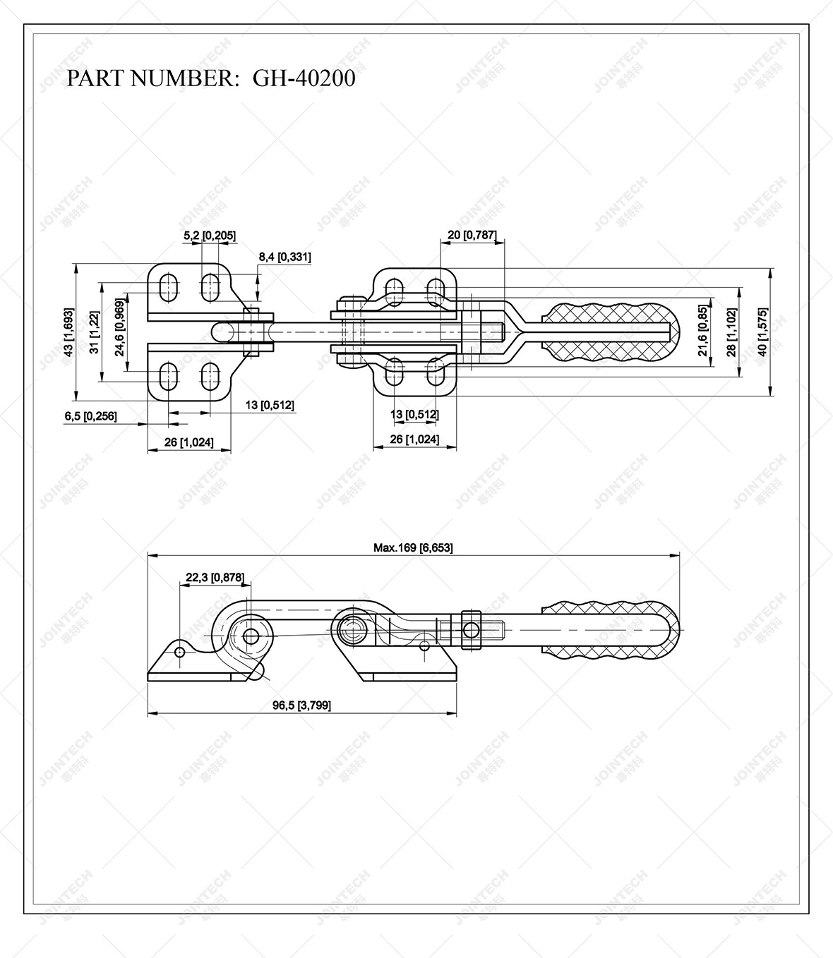 Pull Action Latch Toggle Clamp
