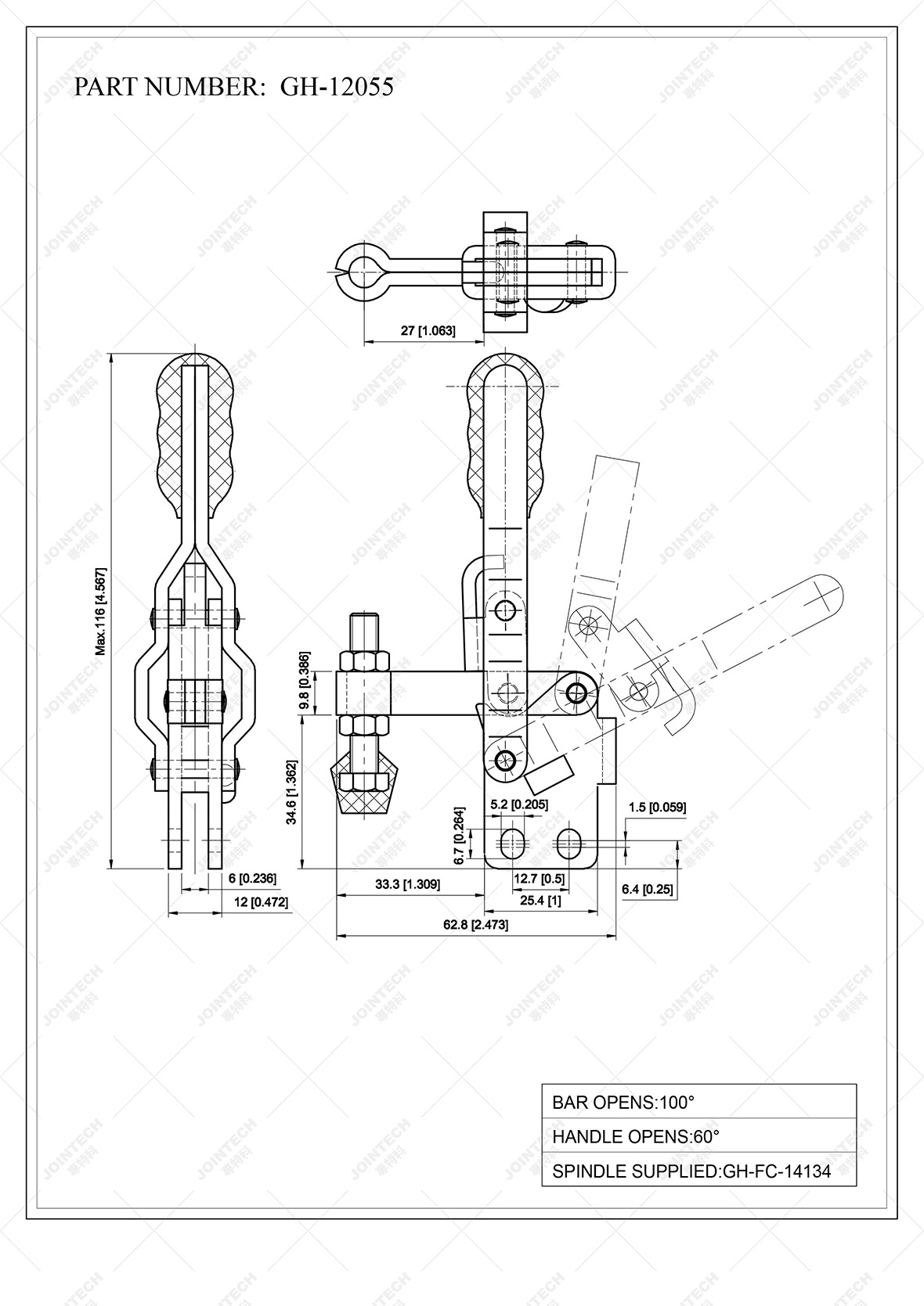 Vertical Toggle Clamp