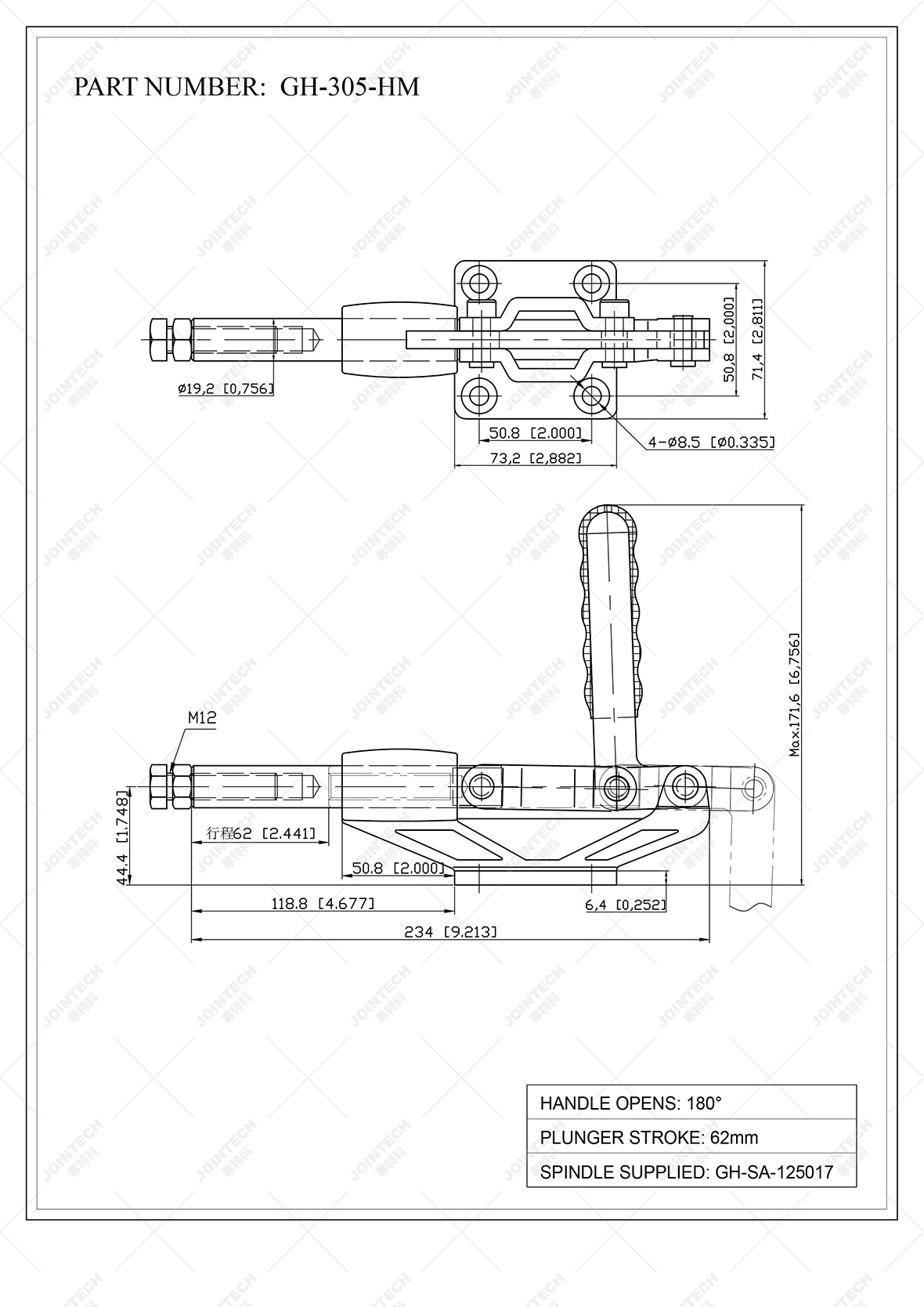Push Pull Toggle Clamp